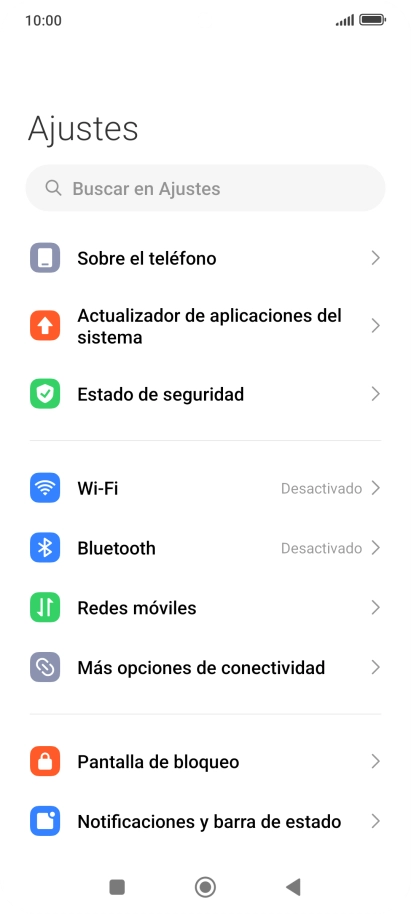 Pulsa Más opciones de conectividad. Pulsa Más opciones de conectividad.