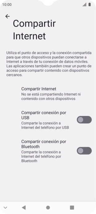 Pulsa Compartir Internet. Pulsa Compartir Internet.