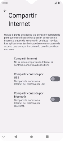 Pulsa Compartir Internet. Pulsa Compartir Internet.
