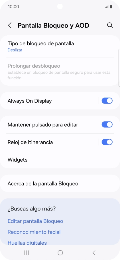 Pulsa Tipo de bloqueo de pantalla. Pulsa Tipo de bloqueo de pantalla.