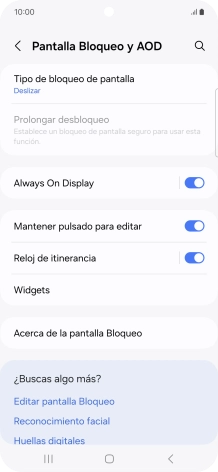 Pulsa Tipo de bloqueo de pantalla. Pulsa Tipo de bloqueo de pantalla.