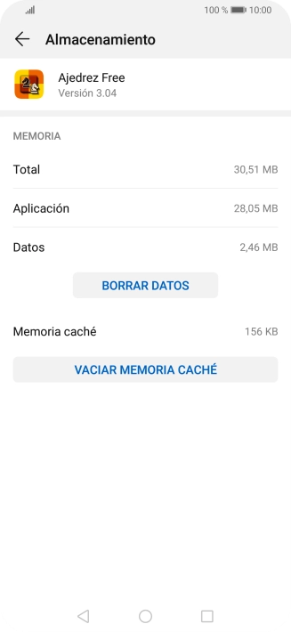 Pulsa VACIAR MEMORIA CACHÉ. Pulsa VACIAR MEMORIA CACHÉ.