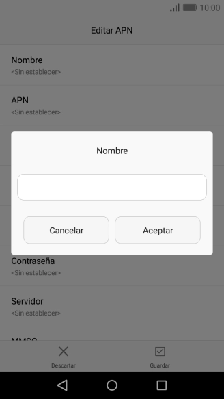 Introduce Vodafone Internet y pulsa Aceptar. Introduce Vodafone Internet y pulsa Aceptar.