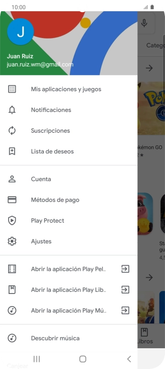 Pulsa Mis aplicaciones y juegos. Pulsa Mis aplicaciones y juegos.