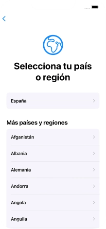 Pulsa el país o el área deseados. Pulsa el país o el área deseados.