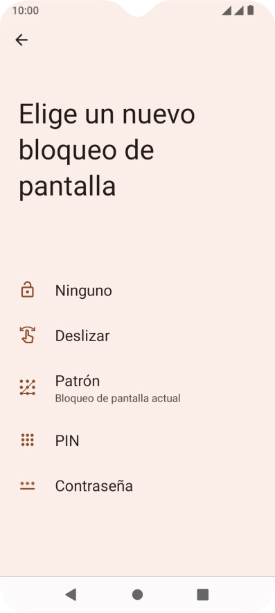 Pulsa Ninguno.