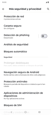 Pulsa Bloqueo de SIM. Pulsa Bloqueo de SIM.