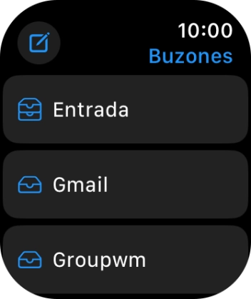 Pulsa la cuenta de correo electrónico deseada. Pulsa la cuenta de correo electrónico deseada.