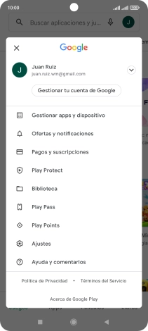 Pulsa Gestionar apps y dispositivo.