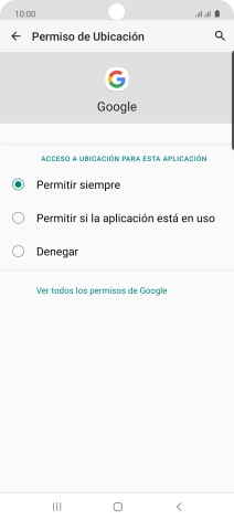 Pulsa el ajuste deseado.