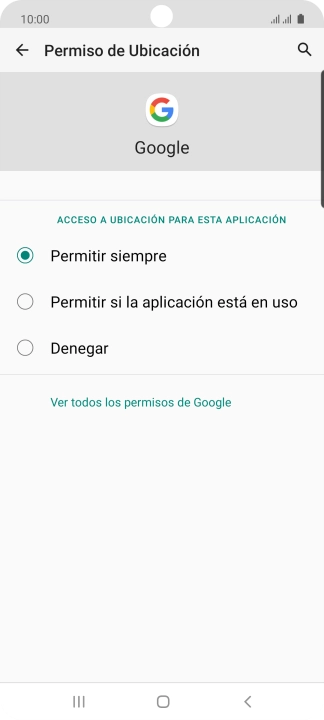 Pulsa el ajuste deseado.