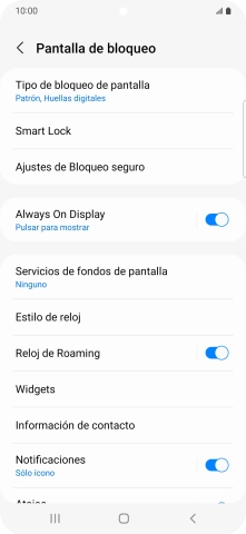 Pulsa Tipo de bloqueo de pantalla e introduce el código de seguridad extra que has creado anteriormente. Pulsa Tipo de bloqueo de pantalla e introduce el código de seguridad extra que has creado anteriormente.