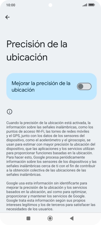 Si pulsas el indicador junto a 