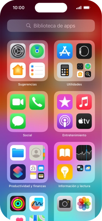 Pulsa la app deseada. Pulsa la app deseada.