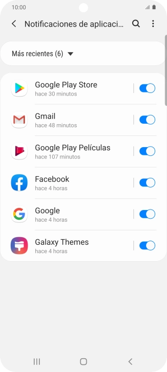 Pulsa la lista desplegable. Pulsa la lista desplegable.