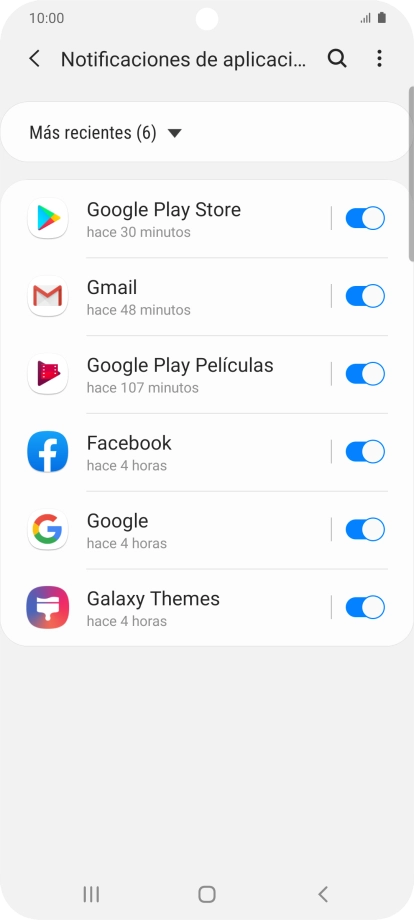 Pulsa la lista desplegable. Pulsa la lista desplegable.