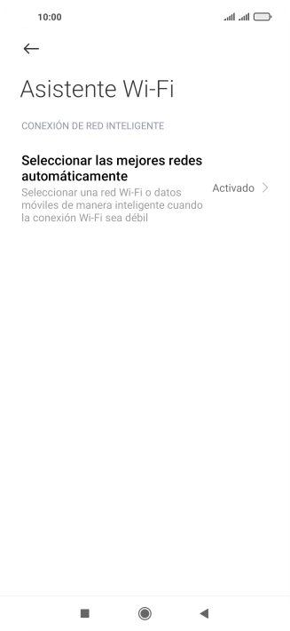 Pulsa Seleccionar las mejores redes automáticamente. Pulsa Seleccionar las mejores redes automáticamente.