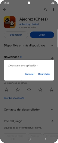Pulsa Desinstalar.