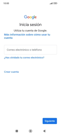 Si no tienes una cuenta de Google, pulsa Crear cuenta y sigue las indicaciones de la pantalla para ver cómo crear una cuenta nueva. Si no tienes una cuenta de Google, pulsa Crear cuenta y sigue las indicaciones de la pantalla para ver cómo crear una cuenta nueva.