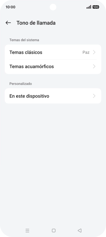 Pulsa la categoría deseada. Pulsa la categoría deseada.
