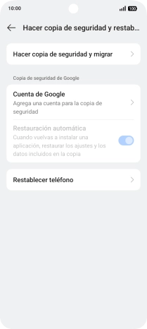 Pulsa Restablecer teléfono. Pulsa Restablecer teléfono.