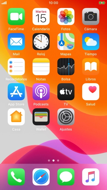 Cuando el icono de carga de batería aparece en la pantalla, el teléfono se está cargando.