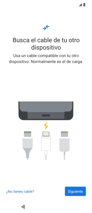 Pulsa ¿No tienes cable?. Pulsa ¿No tienes cable?.