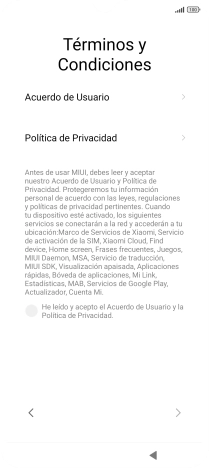 Pulsa el campo junto a Pulsa el campo junto a