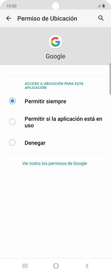 Pulsa el ajuste deseado. Pulsa el ajuste deseado.