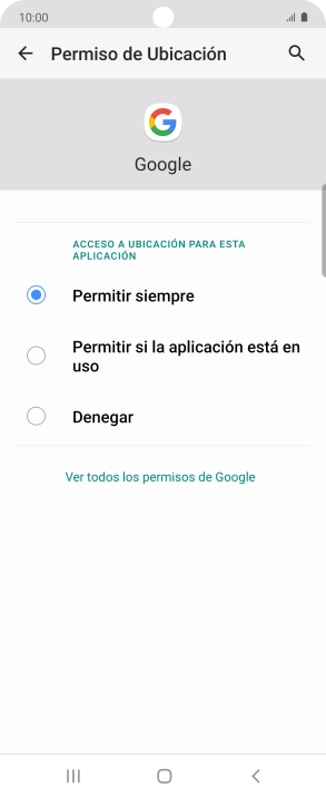 Pulsa el ajuste deseado. Pulsa el ajuste deseado.