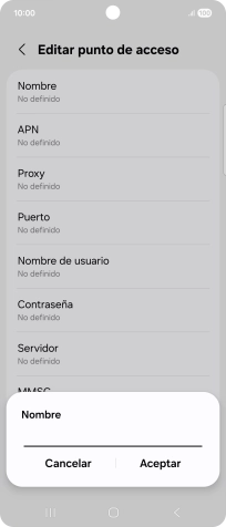 Introduce Vodafone Internet y pulsa Aceptar. Introduce Vodafone Internet y pulsa Aceptar.