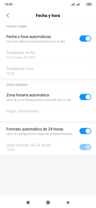 Pulsa la tecla de inicio para terminar y regresar a la pantalla de inicio. Pulsa la tecla de inicio para terminar y regresar a la pantalla de inicio.