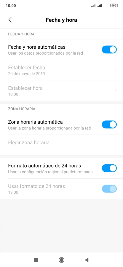 Pulsa la tecla de inicio para terminar y regresar a la pantalla de inicio. Pulsa la tecla de inicio para terminar y regresar a la pantalla de inicio.