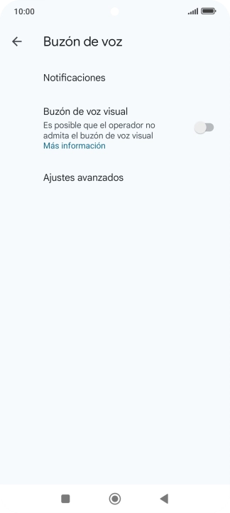 Pulsa Ajustes avanzados. Pulsa Ajustes avanzados.