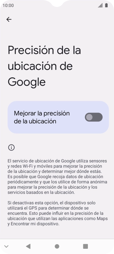 Si pulsas el indicador junto a 