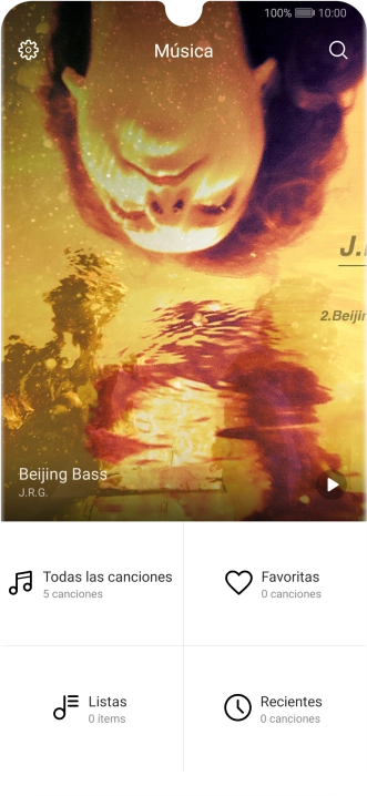 Pulsa Todas las canciones. Pulsa Todas las canciones.