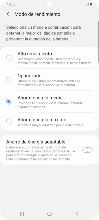 Pulsa la tecla de inicio para terminar y regresar a la pantalla de inicio. Pulsa la tecla de inicio para terminar y regresar a la pantalla de inicio.