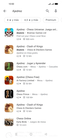 Pulsa la app deseada. Pulsa la app deseada.