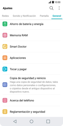 Pulsa Aplicaciones.