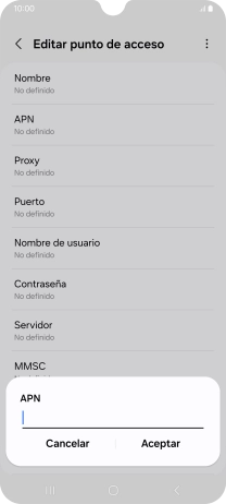 Introduce airtelwap.es y pulsa Aceptar. Introduce airtelwap.es y pulsa Aceptar.