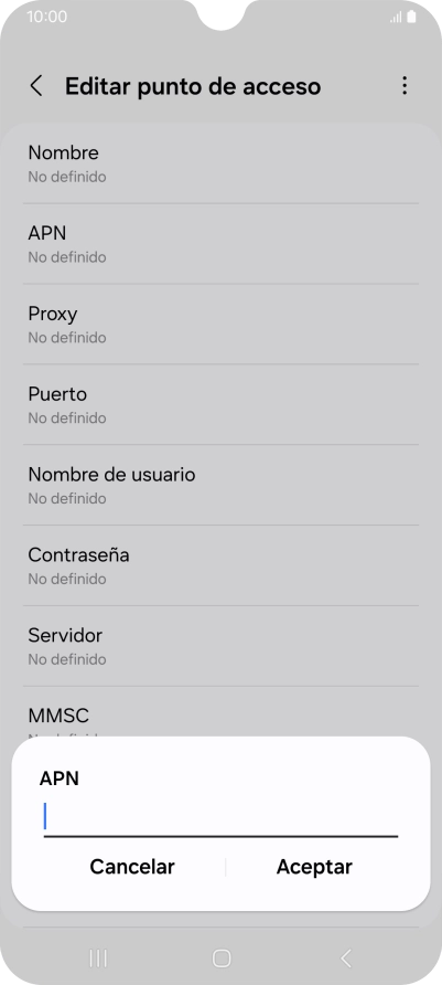 Introduce airtelwap.es y pulsa Aceptar. Introduce airtelwap.es y pulsa Aceptar.