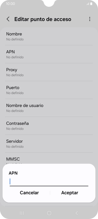 Introduce airtelwap.es y pulsa Aceptar. Introduce airtelwap.es y pulsa Aceptar.