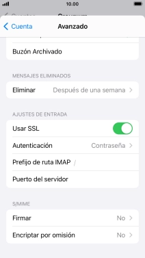 Pulsa el indicador junto a 