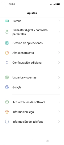 Pulsa Actualización de software. Si hay una versión de software nueva disponible, aparecerá ahora en la pantalla. Sigue las indicaciones de la pantalla para actualizar el software del teléfono. Pulsa Actualización de software. Si hay una versión de software nueva disponible, aparecerá ahora en la pantalla. Sigue las indicaciones de la pantalla para actualizar el software del teléfono.