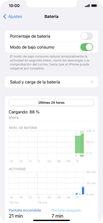 Desliza el dedo hacia arriba desde la parte inferior de la pantalla para terminar y volver a la pantalla de inicio. Desliza el dedo hacia arriba desde la parte inferior de la pantalla para terminar y volver a la pantalla de inicio.