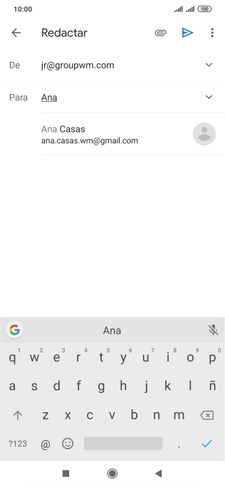 Pulsa el contacto deseado. Pulsa el contacto deseado.
