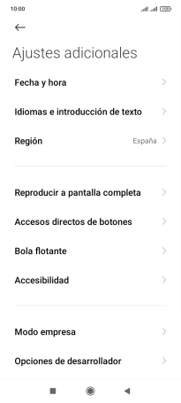 Pulsa Fecha y hora. Pulsa Fecha y hora.