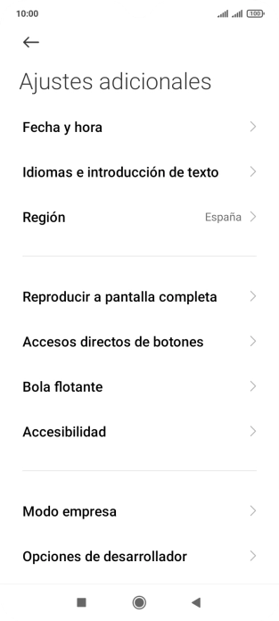 Pulsa Fecha y hora. Pulsa Fecha y hora.