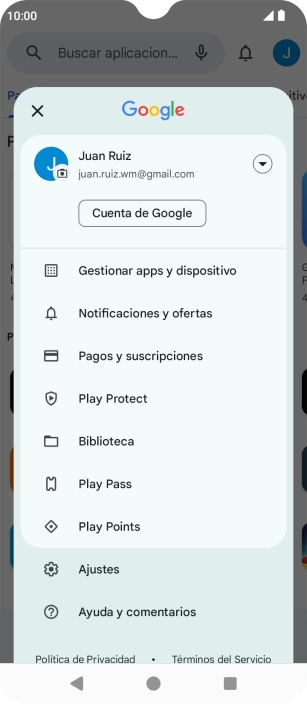 Pulsa Gestionar apps y dispositivo. Pulsa Gestionar apps y dispositivo.