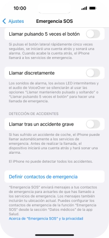 Pulsa el indicador junto a Pulsa el indicador junto a